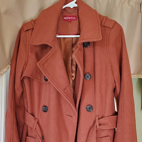 Rusty pumpkin coat: fall-Winter barely worn... - Picture 1 of 2
